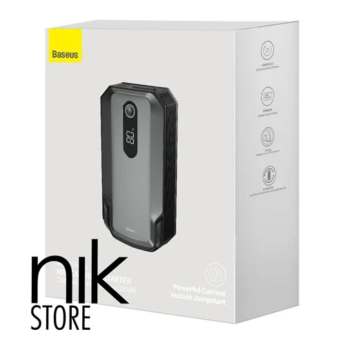 پاور بانک و جامپ استارتر خودرو ۲۰۰۰۰ باسئوس