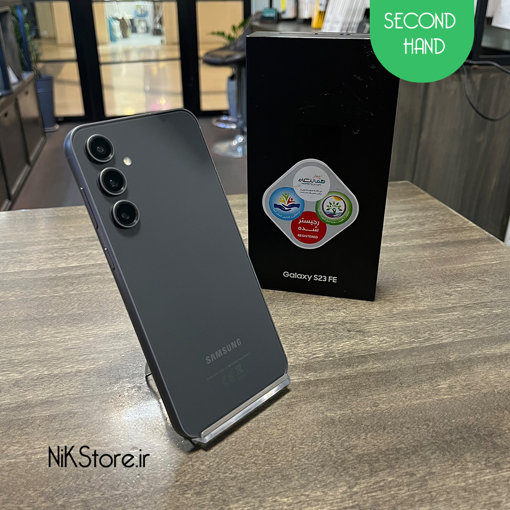 گوشی سامسونگ S23 FE 5G | حافظه 256 رم 8 گیگابایت مشکی دست دوم