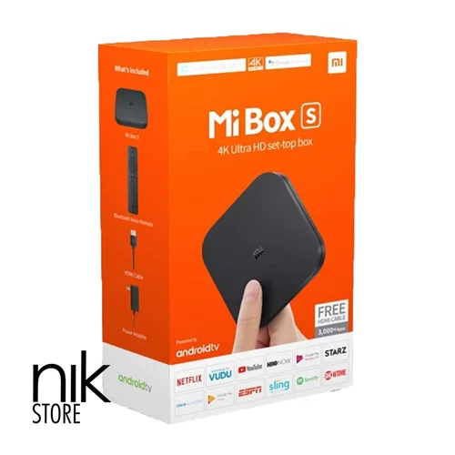 پخش کننده تلویزیون شیائومی مدل Mi Box S 4k همراه با کابل HDMI