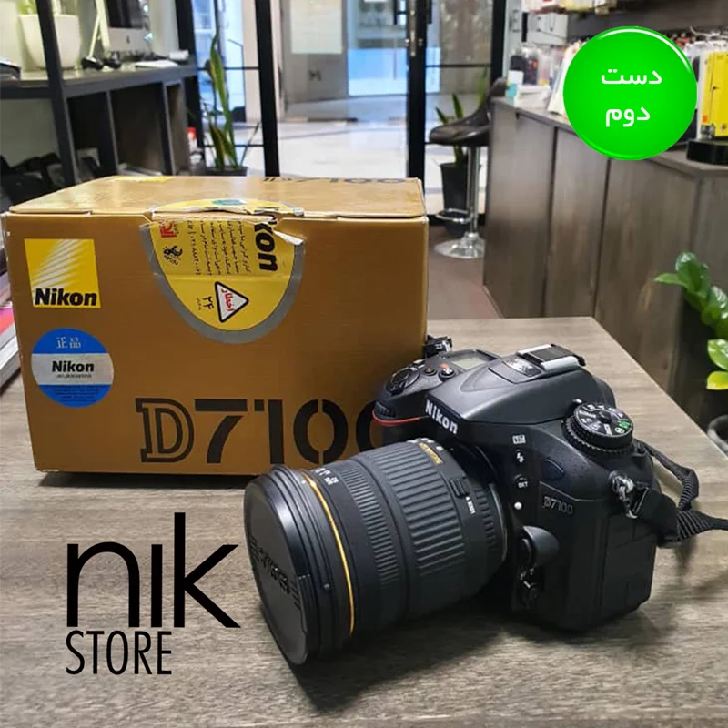 دوربین عکاسی Nikon D7100 با لنز 18-50 سیگما