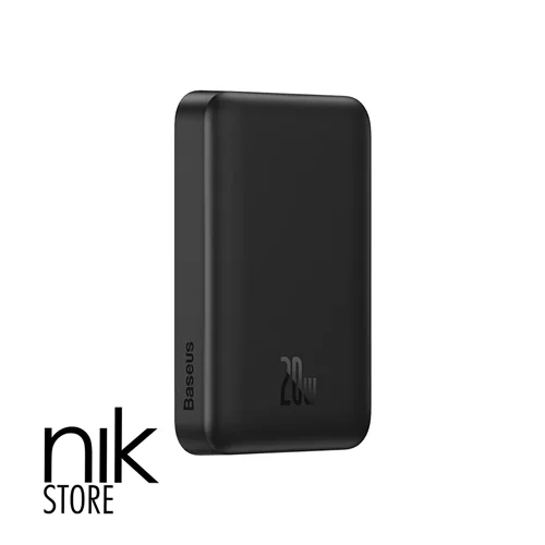 پاوربانک 20 وات مگ سیف باسئوس مدل magnetic mini ظرفیت 10000 همراه با کابل تایپ سی