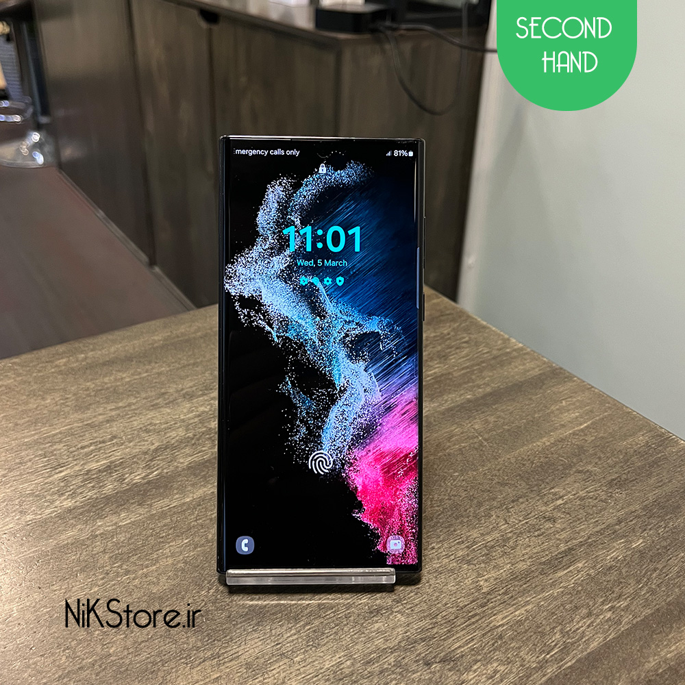 سامسونگ گلکسی اس ۲۲ الترا ۲۵۶ گیگ مشکی دست دوم