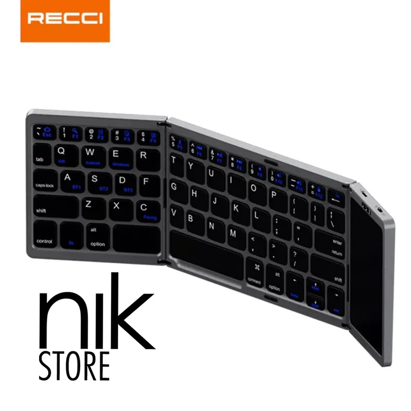 کیبورد و تاچ پد بلوتوثی و تاشو Recci مدل RCS-K01