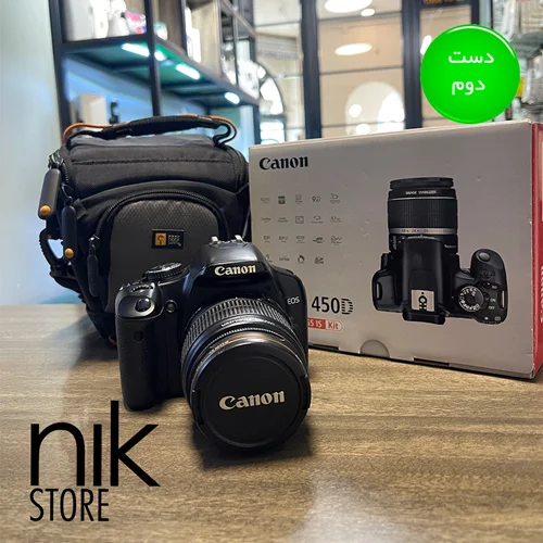 دوربین عکاسی دیجیتال حرفه ای Canon EOS 450D (کارکرده)